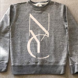 Saturdays Surf NYC Bowery stencil crewneck Small